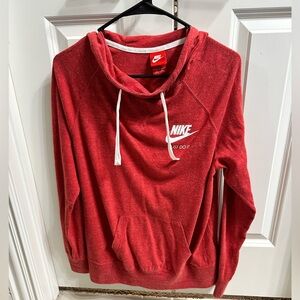 Nike cotton scoop neck hoodie - large